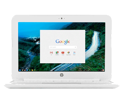 Image of a chromebook laptop rental