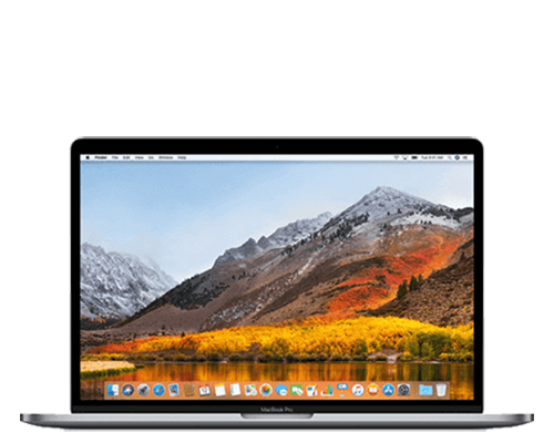 Image of a apple macbook pro laptop rental